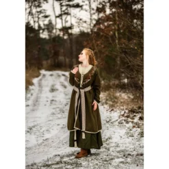Mittelalter Birka Mantel Skadi grün