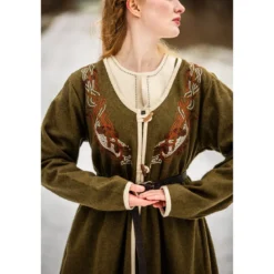 Mittelalter Birka Mantel Skadi grün
