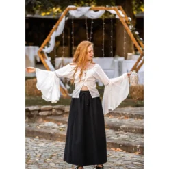 Mittelalter Bluse Carmen weiß