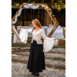 Mittelalter Bluse Carmen weiß