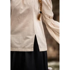 Mittelalter Bluse Coletta beige
