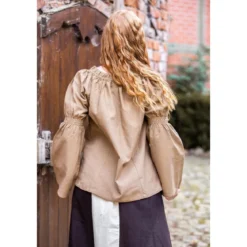 Mittelalter Bluse Coletta braun