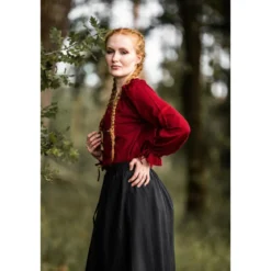 Mittelalter Bluse Edith rot