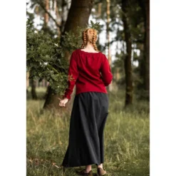 Mittelalter Bluse Edith rot