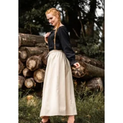 Mittelalter Bluse Edith schwarz