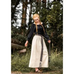 Mittelalter Bluse Edith schwarz
