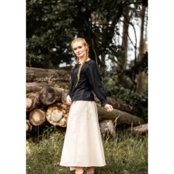 Mittelalter Bluse Edith schwarz