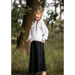 Mittelalter Bluse Edith weiß