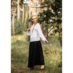 Mittelalter Bluse Edith weiß