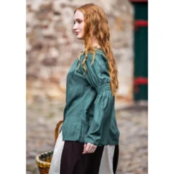 Mittelalter Bluse Emma grün