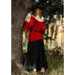 Mittelalter Bluse Emma rot