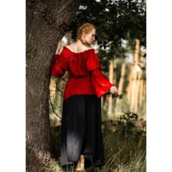 Mittelalter Bluse Emma rot