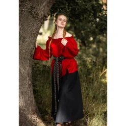 Mittelalter Bluse Emma rot