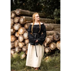 Mittelalter Bluse Emma schwarz
