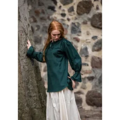 Mittelalter Bluse Morgan grün