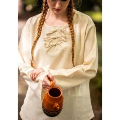 Mittelalter Bluse Tilda beige