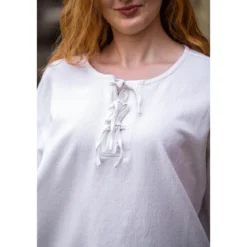 Mittelalter Bluse Tilda weiß