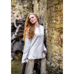 Mittelalter Bluse Tilda weiß