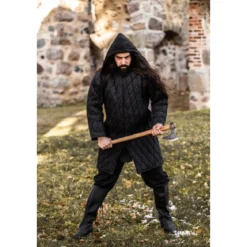 Mittelalter Gambeson Nils schwarz
