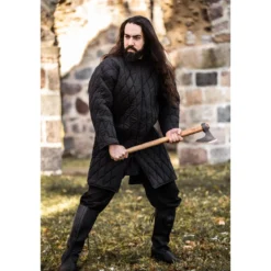 Mittelalter Gambeson Nils schwarz