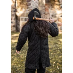 Mittelalter Gambeson Nils schwarz