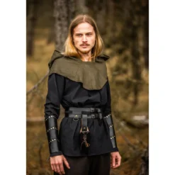 Mittelalter Gugel Mannix grün