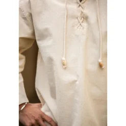 Mittelalter Hemd Ansbert beige