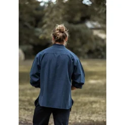 Mittelalter Hemd Ansbert blau