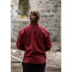 Mittelalter Hemd Ansbert rot