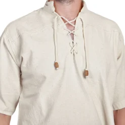 Mittelalter Hemd Erik Kurzarm beige