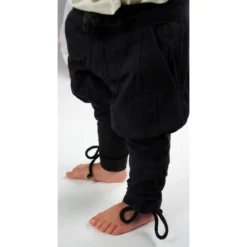 Mittelalter Hose Jecklein mit Beinschnürung schwarz