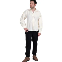 Mittelalter Hose mit Gummizugbund schwarz