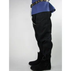 Mittelalter Hose Oskar mit Ziernaht schwarz