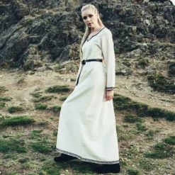 Mittelalter Kleid Brigida beige