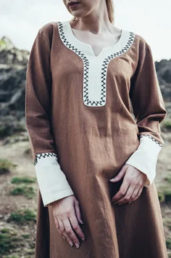 Mittelalter Kleid Freya sand