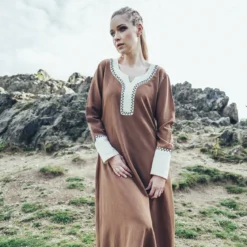 Mittelalter Kleid Freya sand