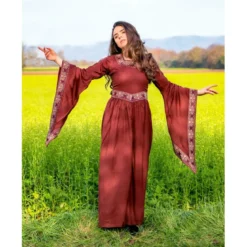 Mittelalter Kleid Katharina rot