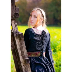 Mittelalter Kleid Katharina schwarz