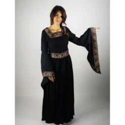 Mittelalter Kleid Katharina schwarz