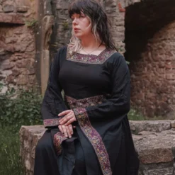 Mittelalter Kleid Katharina schwarz