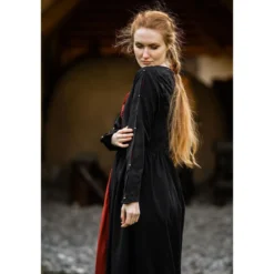 Mittelalter Kleid Medusa schwarz-rot