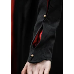 Mittelalter Kleid Medusa schwarz-rot