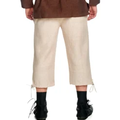 Mittelalter Kniebundhose Veli beige