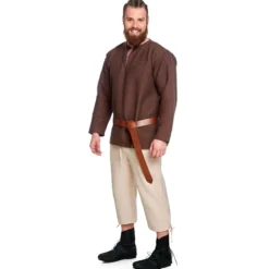 Mittelalter Kniebundhose Veli beige