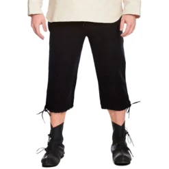 Mittelalter Kniebundhose Veli schwarz