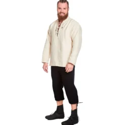 Mittelalter Kniebundhose Veli schwarz