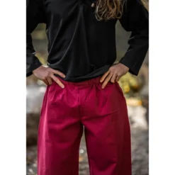 Mittelalter Kniebundhose Vincent rot
