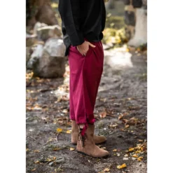 Mittelalter Kniebundhose Vincent rot