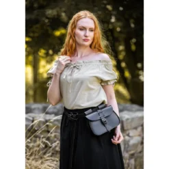 Mittelalter Kurzarmbluse Otilia