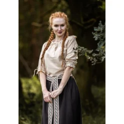 Mittelalter Kurzarmbluse Sandra